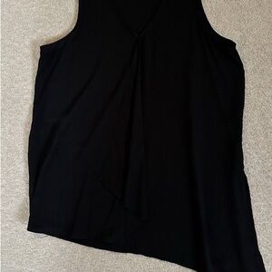 Apt. 9 Black Asymmetrical Tank Top